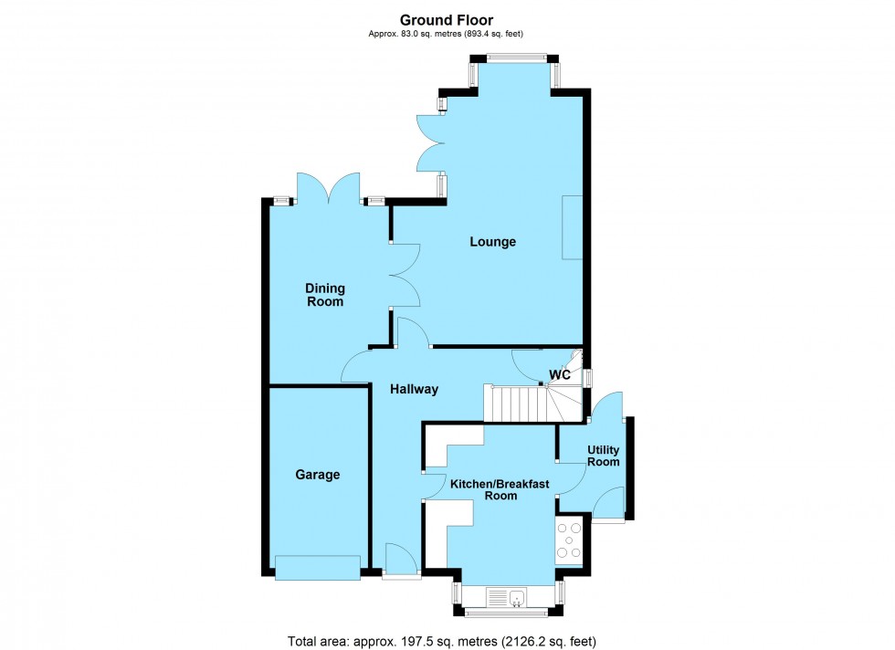 Floorplan for Main Street, Willoughby Waterleys