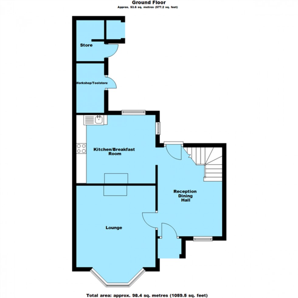 Floorplan for Lutterworth Road, Bitteswell