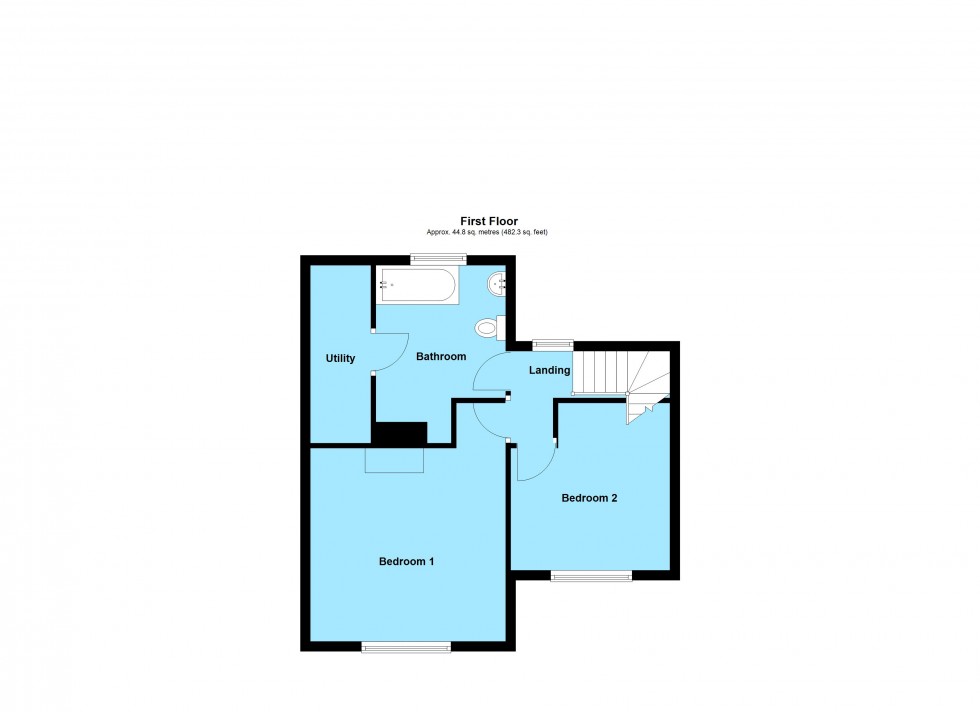 Floorplan for Lutterworth Road, Bitteswell