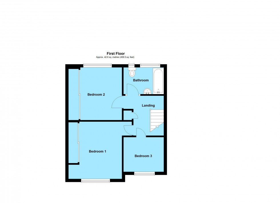 Floorplan for Kings Way, Lutterworth
