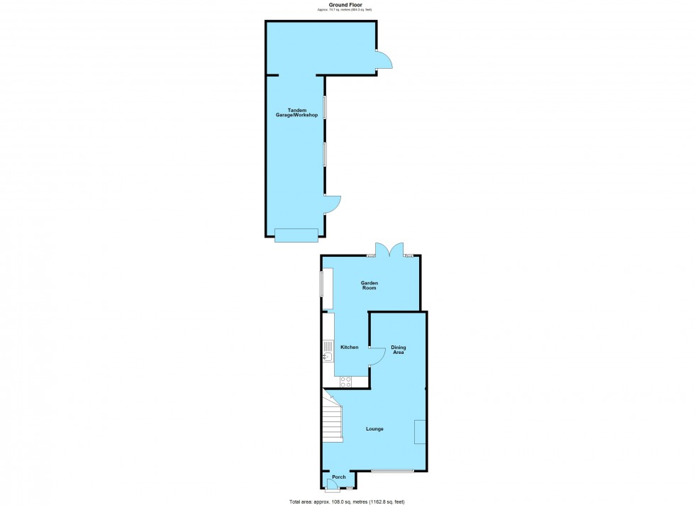 Floorplan for Eagle Close, Broughton Astley