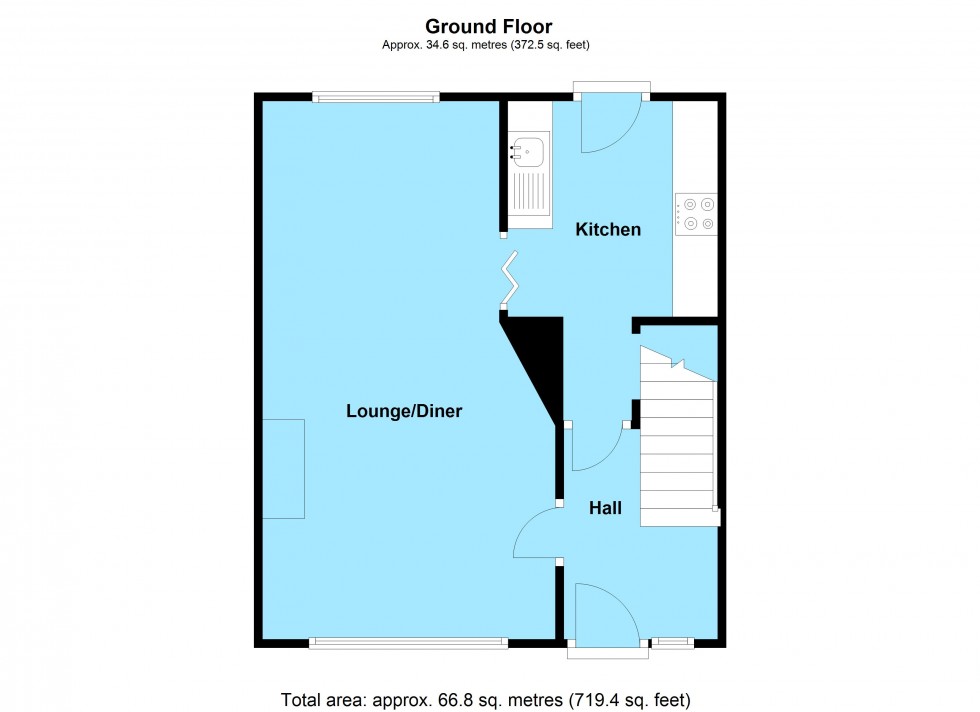 Floorplan for Cedar Avenue, Lutterworth