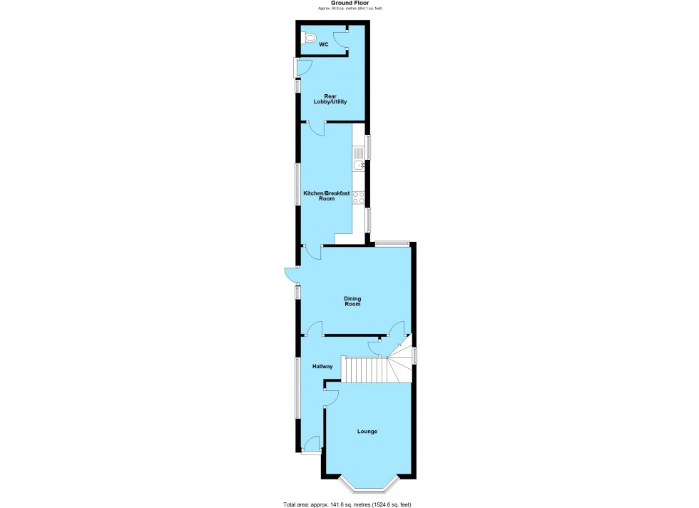 Floorplan for Gilmorton Road, Lutterworth, Leicestershire