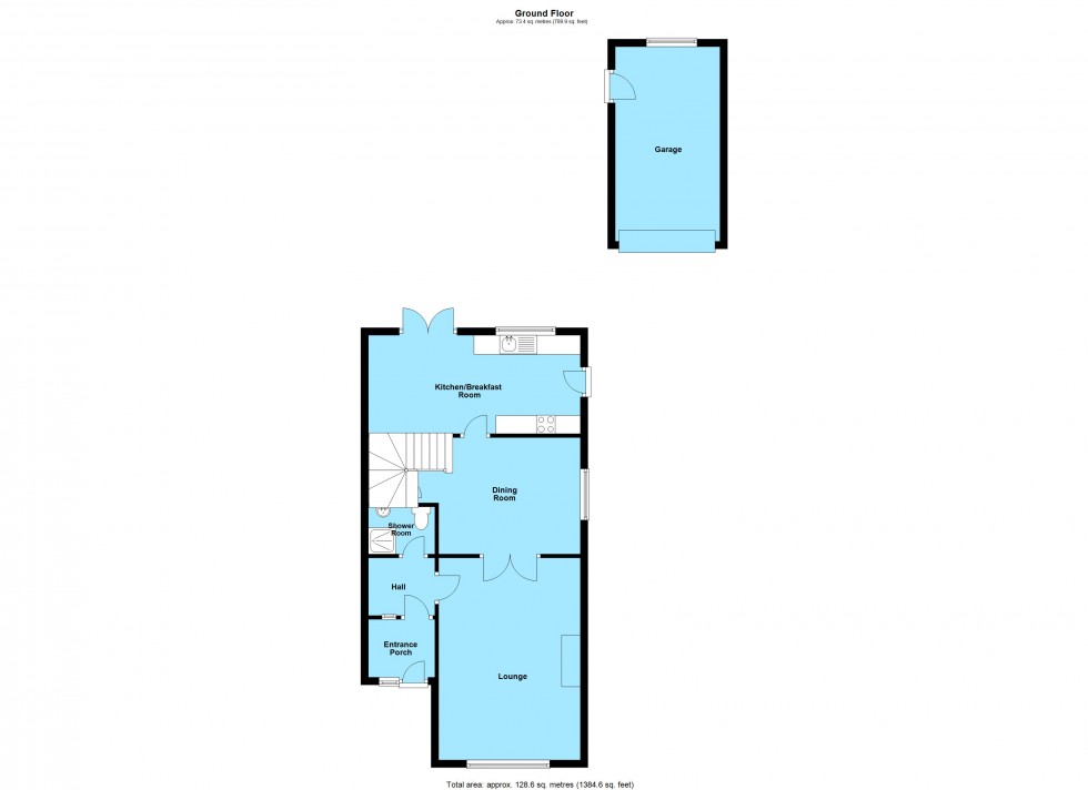 Floorplan for Macaulay Road, Lutterworth, Leicestershire