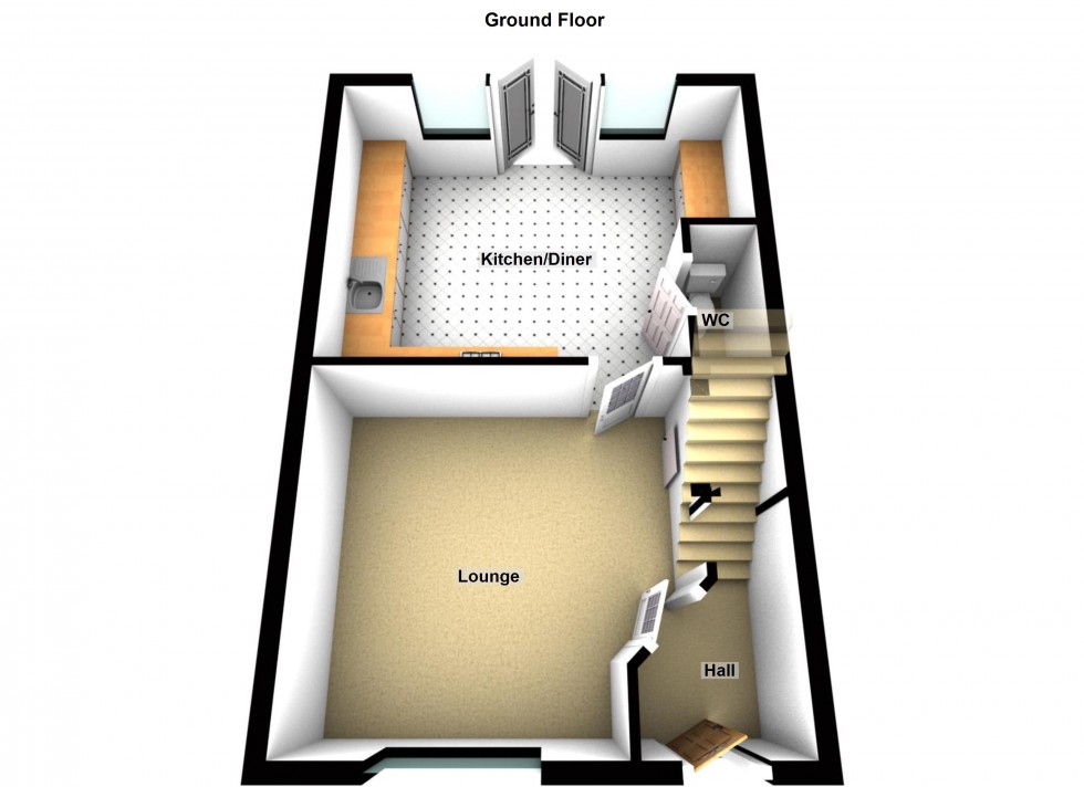 Floorplan for Swiftway, Lutterworth, Leicestershire