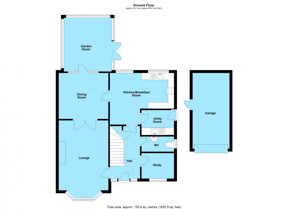 Floorplan for Maxwell Way, Lutterworth