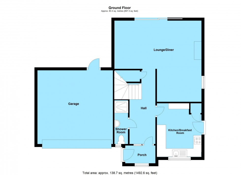 Floorplan for The Dell, Ullesthorpe