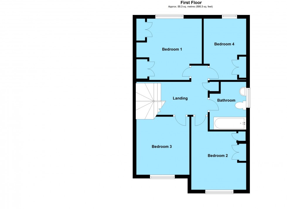 Floorplan for The Dell, Ullesthorpe