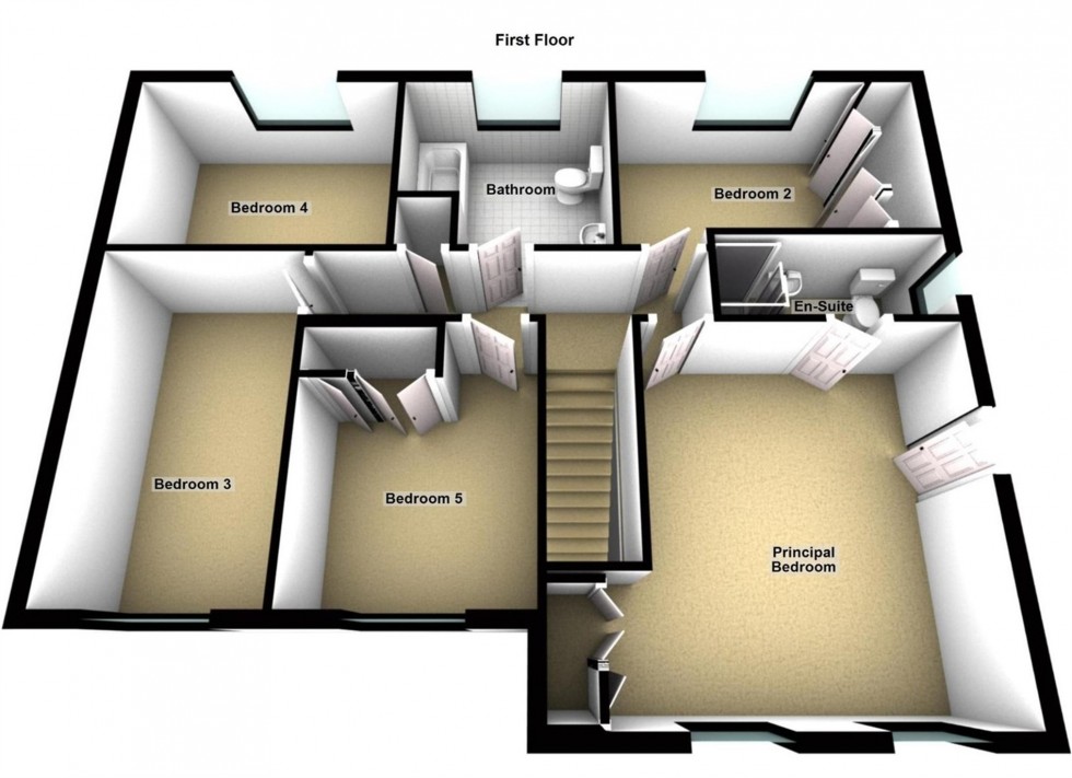 Floorplan for Maxwell Way, Lutterworth