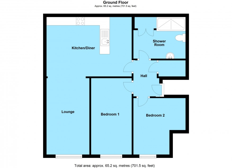 Floorplan for High Street, Lutterworth