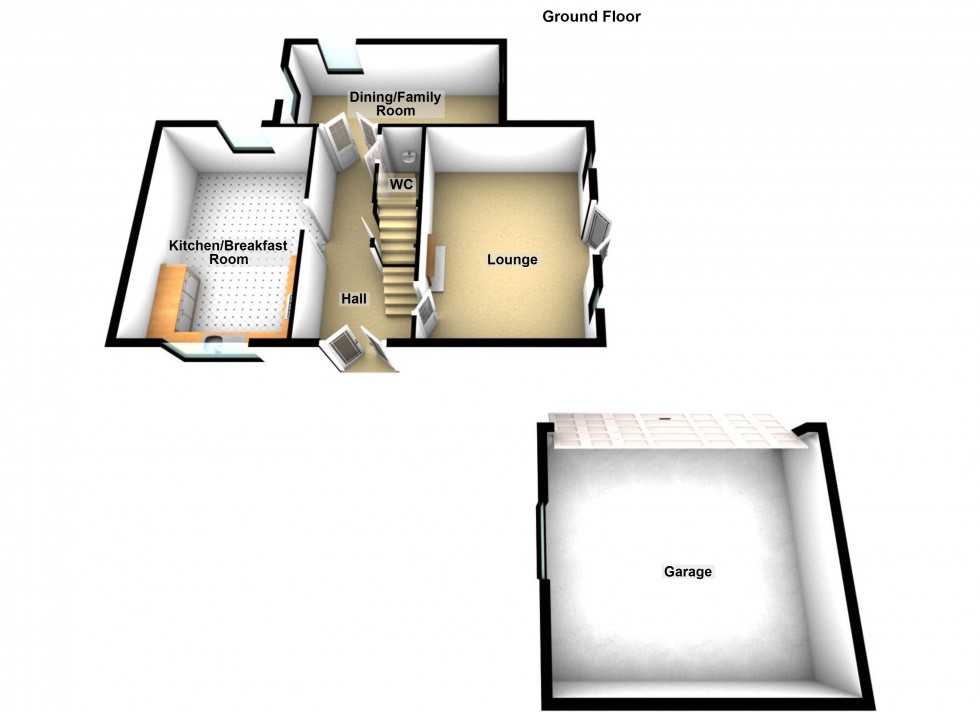 Floorplan for Mill Road, Ullesthorpe