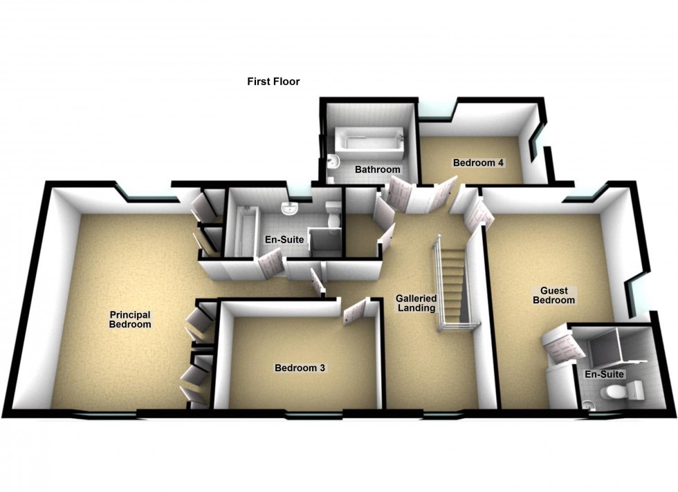 Floorplan for Mill Road, Ullesthorpe