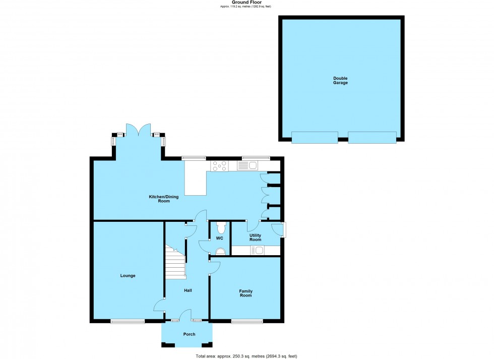 Floorplan for Poppy Road, Lutterworth