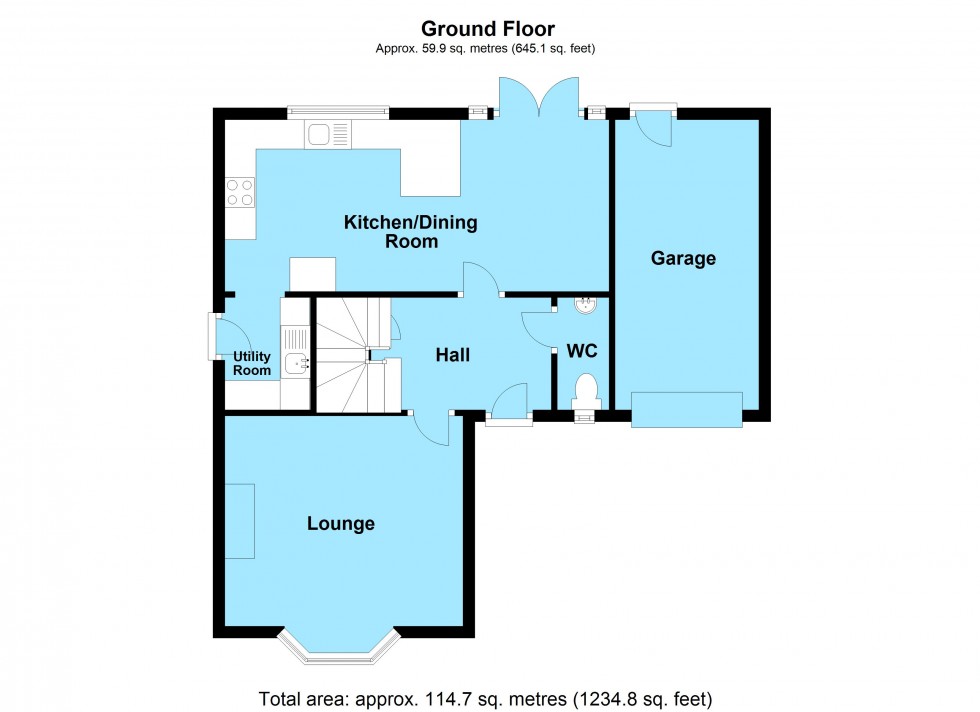Floorplan for Lilac Drive, Lutterworth
