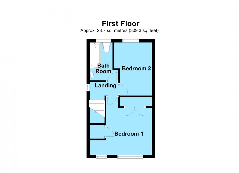 Floorplan for Attlee Close, Lutterworth