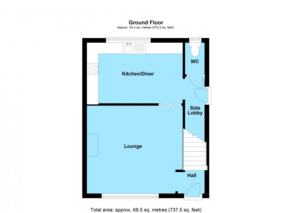 Floorplan for Spencer Road, Lutterworth