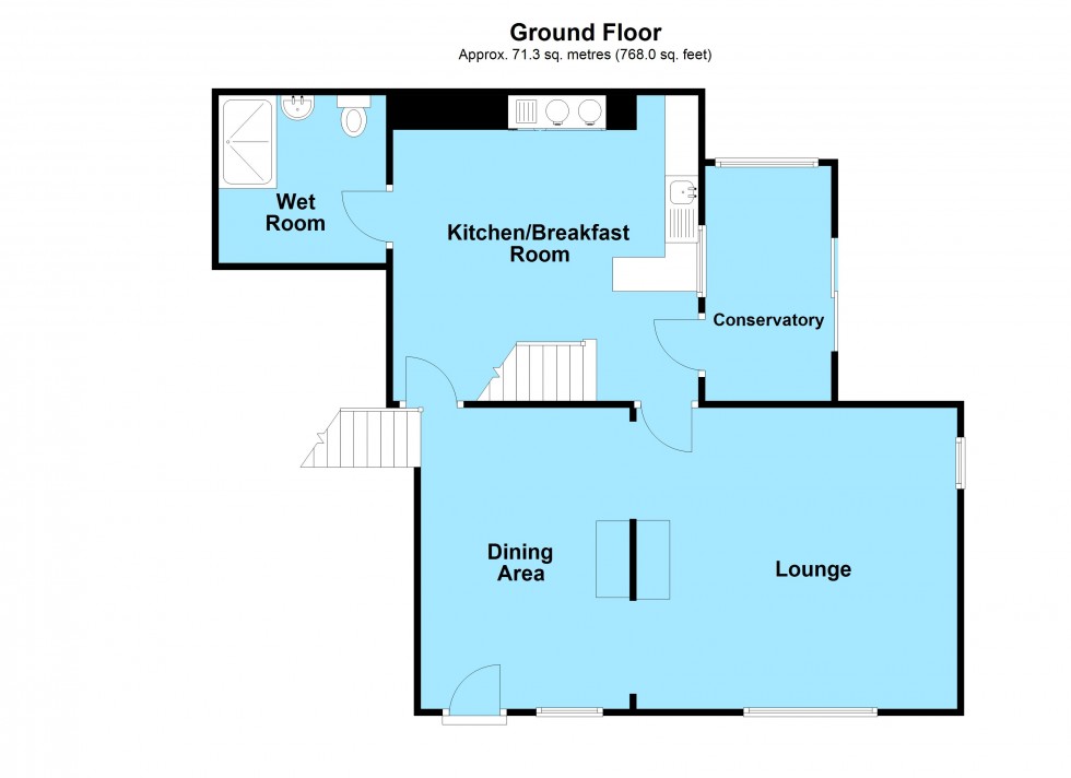 Floorplan for Lutterworth Road, Gilmorton