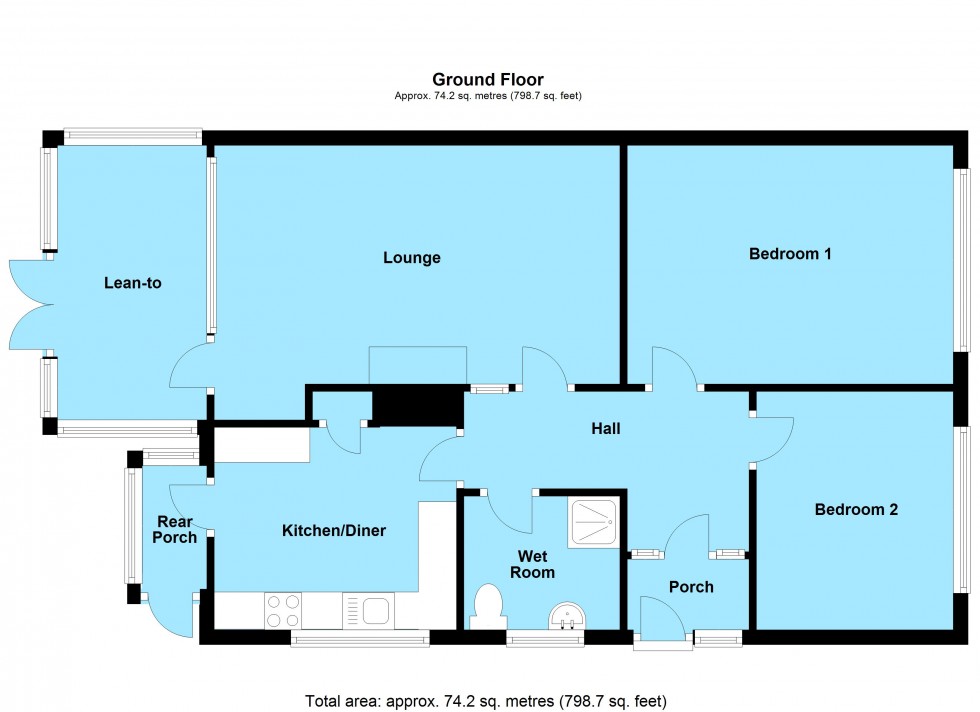 Floorplan for Sycamore Drive, Lutterworth