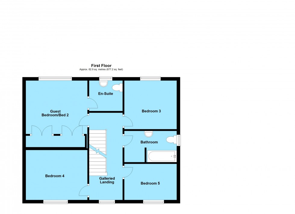 Floorplan for Leaders Way, Lutterworth