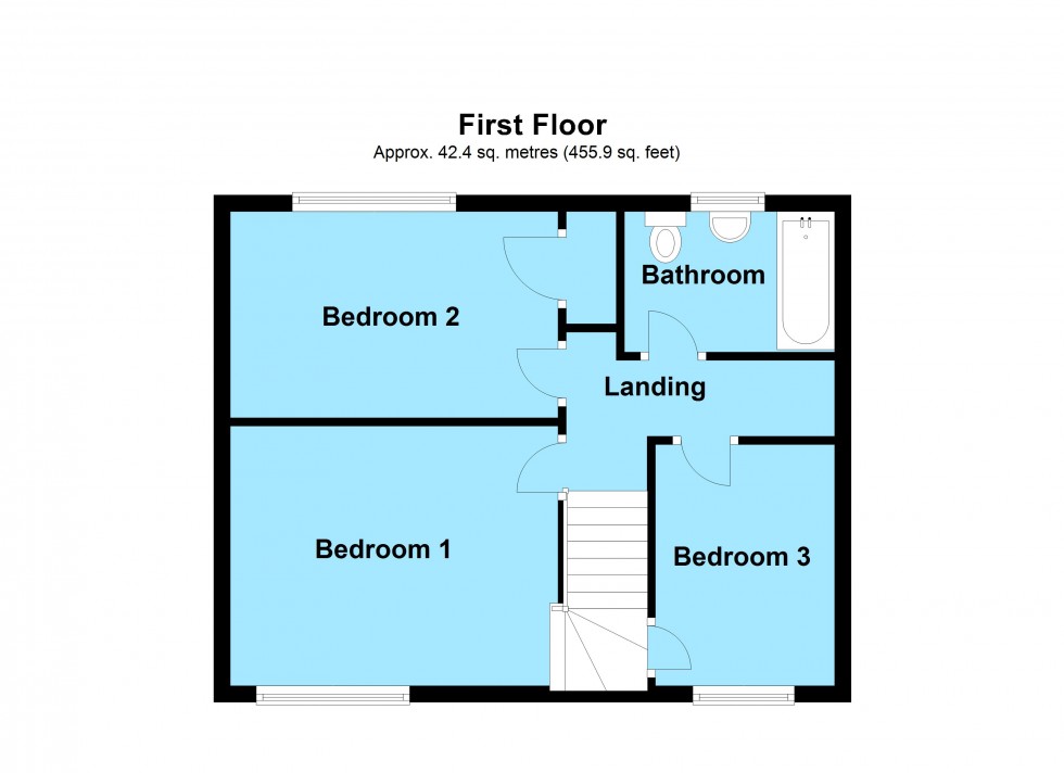 Floorplan for Dunley Way, Lutterworth