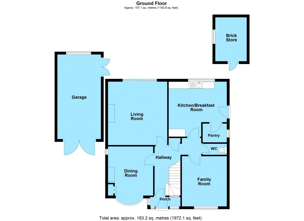 Floorplan for Bitteswell Road, Lutterworth