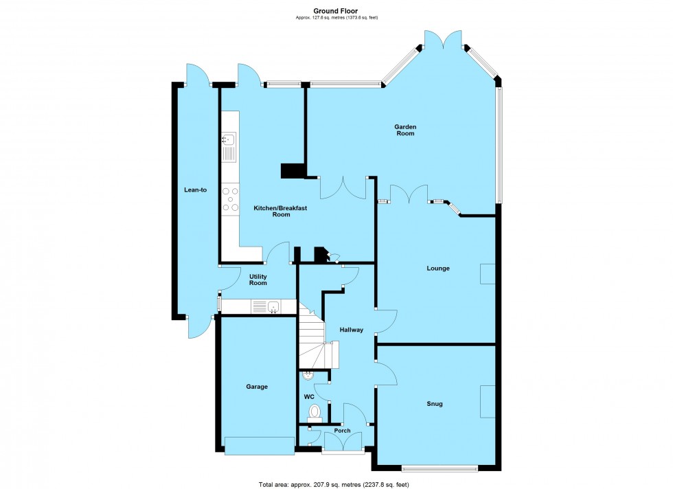 Floorplan for Bitteswell Road, Lutterworth