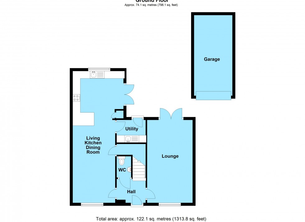 Floorplan for Broadleaf Road, Lutterworth