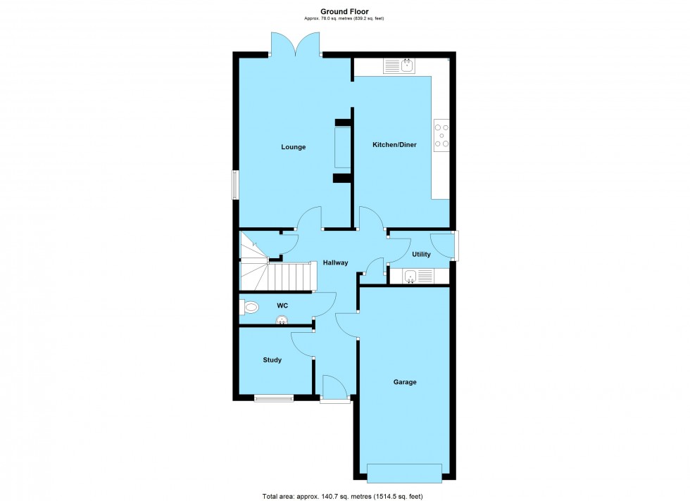 Floorplan for Brook Street, Walcote