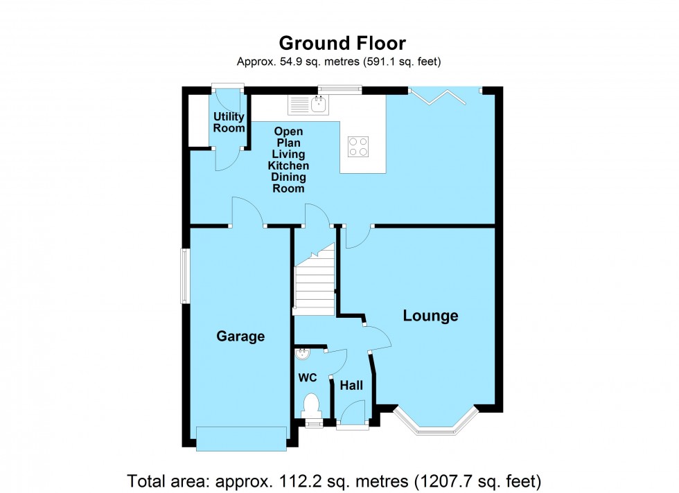 Floorplan for Alexander Drive, Lutterworth