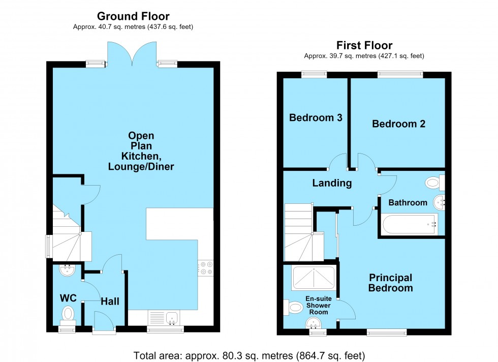 Floorplan for Lennard Close, Ullesthorpe