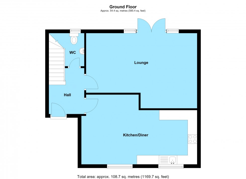 Floorplan for Elmcroft Road, North Kilworth