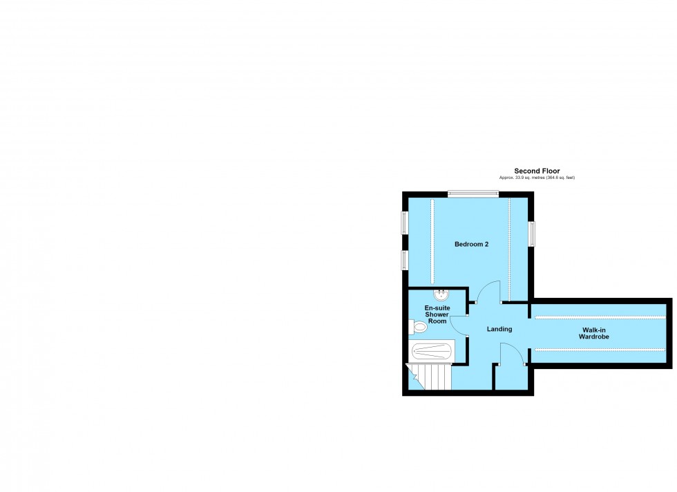 Floorplan for Almond Way, Lutterworth, Leicestershire