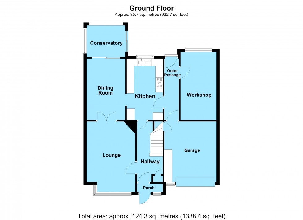 Floorplan for Penfold Drive, Countesthorpe
