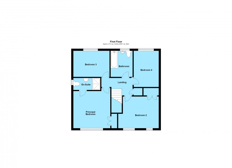 Floorplan for Douglas Bader Drive, Lutterworth
