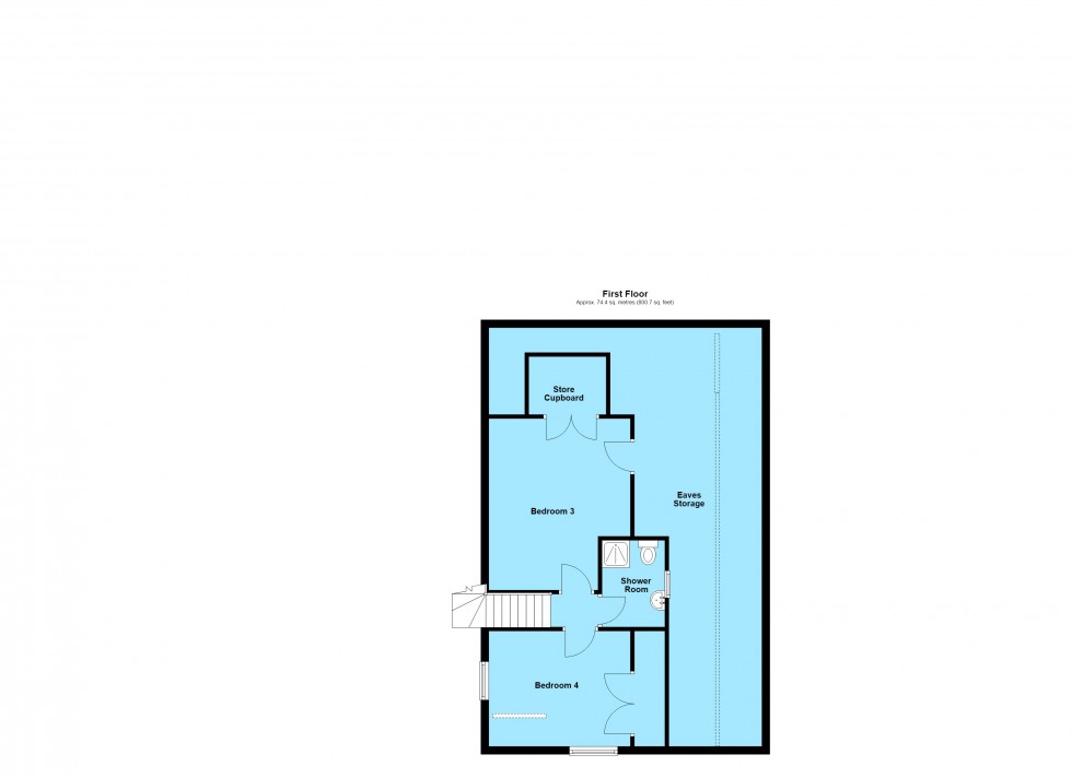 Floorplan for Elmhirst Road, Lutterworth