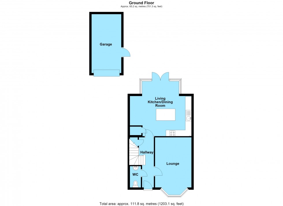 Floorplan for Chandler Drive, Gilmorton