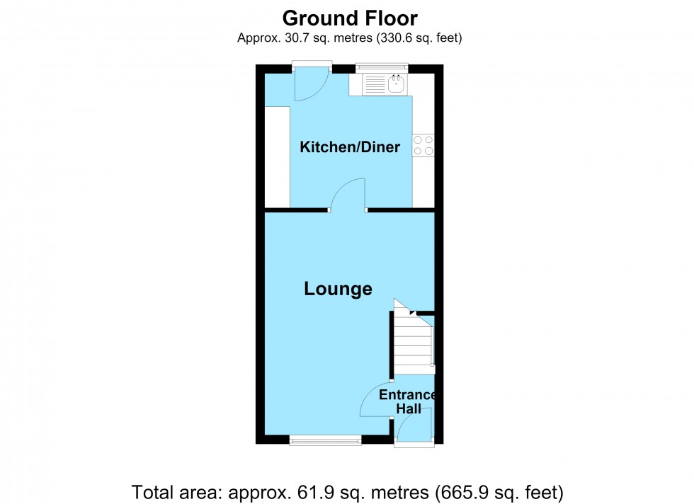 Floorplan for Orchard Road, Lutterworth